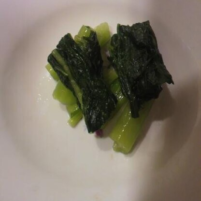 微妙な量が残った小松菜をどうしようか困ってましたが、これで使いきれました！簡単で美味しかったです！